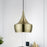 Livex Waldorf 1 Light Pendant, Brass/White Inside