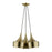 Livex Waldorf 3 Light Cluster Pendant, Brass/White Inside - 40993-01