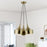 Livex Waldorf 3 Light Cluster Pendant