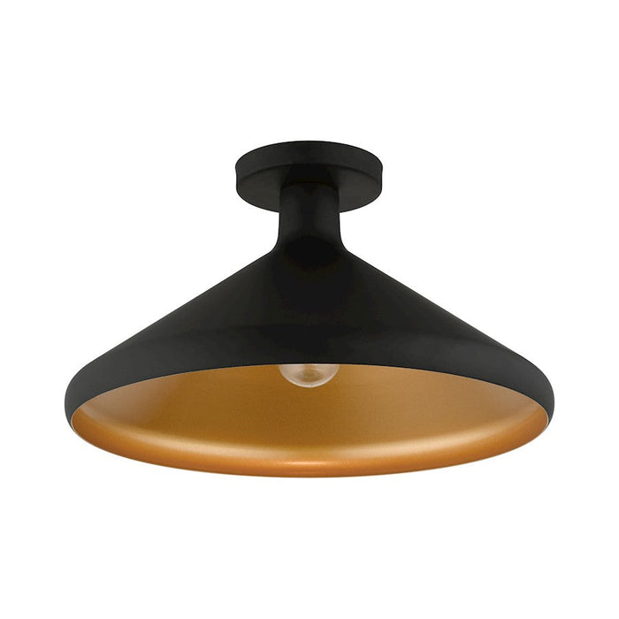 Livex Geneva 1 Light Semi-Flush Mount