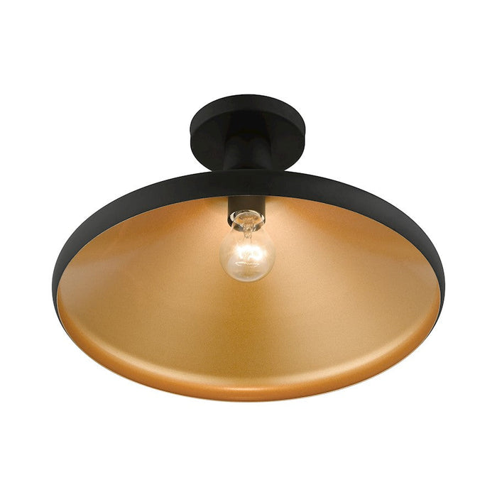 Livex Geneva 1 Light Semi-Flush Mount