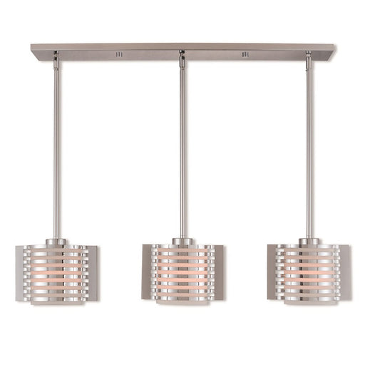 Livex Lighting Hilliard 3 Light Linear Chandelier