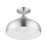 Livex Amador 1 Light Semi-Flush Mount, Chrome