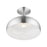 Livex Amador 1 Light Semi-Flush Mount, Chrome