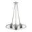 Livex Amador 3 Light Cluster Pendant, Aluminum/Chrome/White Inside - 41053-66