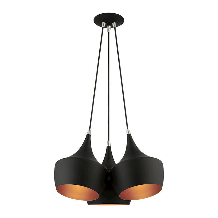 Livex Waldorf 3 Light Cluster Pendant