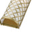 Livex Arabesque 1 Light ADA Single Sconce, Soft Gold/White/White Fabric