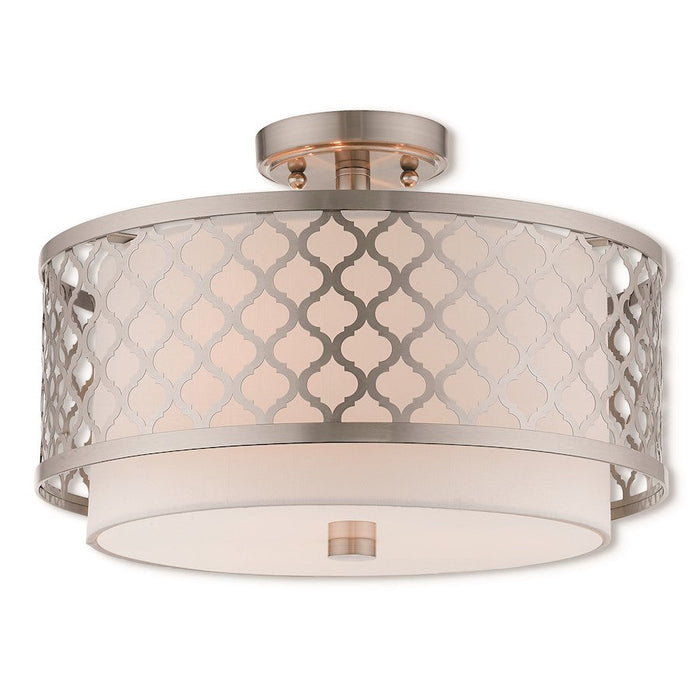 Livex Lighting Aresque 3 Light Flush Mount