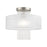 Livex Lighting Alexis 1 Light Ceiling Mount, Nickel