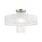 Livex Lighting Alexis 1 Light Ceiling Mount, Nickel