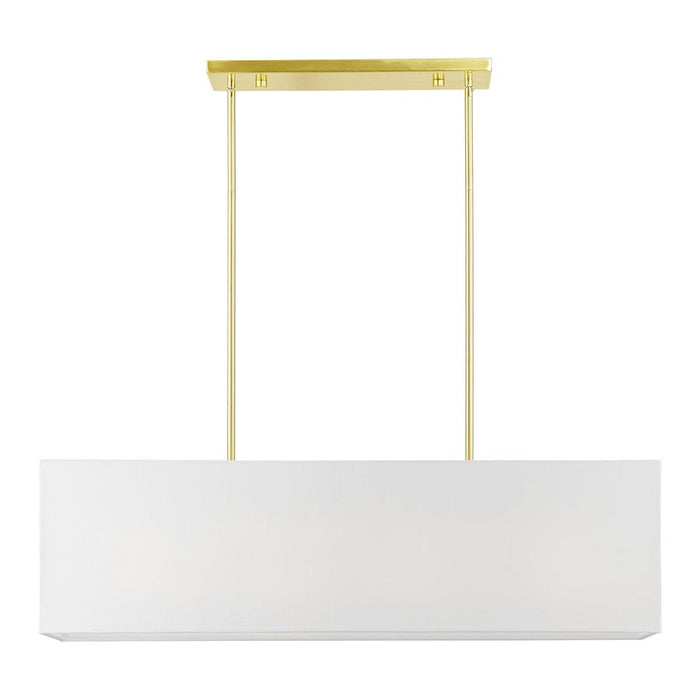 Livex Summit 4 Light Linear Chandelier