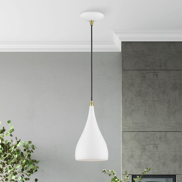 Livex Amador 1 Light Mini Pendant