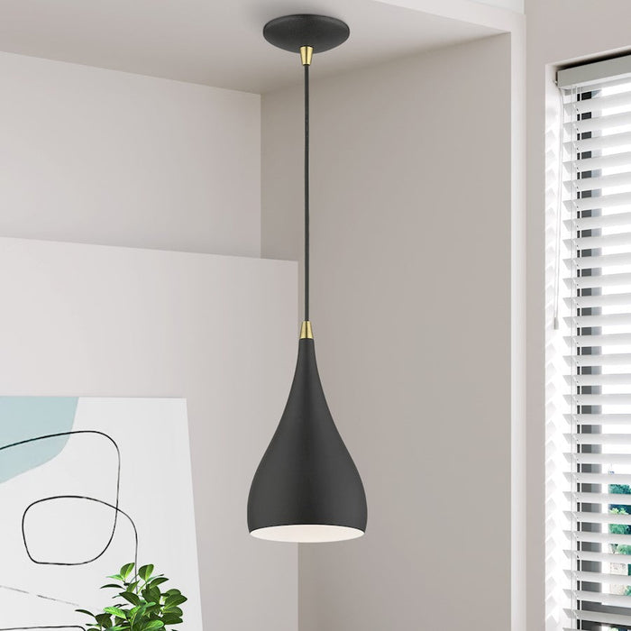 Livex Amador 1 Light Mini Pendant