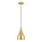 Livex Amador 1 Light Mini Pendant, Soft Gold/Brass/Soft Gold/White - 41171-33