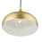 Livex Amador 1 Light Pendant, Soft Gold/Brass/Soft Gold/White