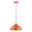 Livex Amador 1 Light Pendant, Orange/Chrome/Orange Aluminum/White - 41172-77