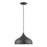 Livex Amador 1 Light Pendant, Gray/Chrome/Gray Aluminum/White - 41172-96