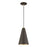 Livex Dulce 1 Light Mini Pendant, Bronze/Brass/Bronze Metal/Gold - 41175-07