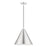 Livex Dulce 1 Light Pendant, Aluminum/Chrome/Aluminum Metal/White - 41176-66