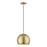 Livex Piedmont 1 Light Pendant, Gold/Brass/Soft Gold/White - 41181-33