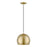 Livex Piedmont 1 Light Pendant, Brass