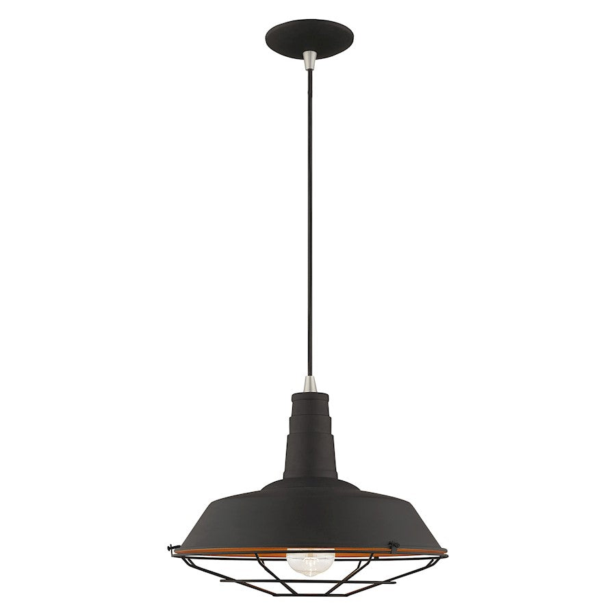 Livex Lighting Urban Metal Shade 1 Light Mini Pendant