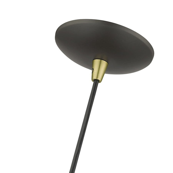 Livex Waldorf 1 Light Double Cone Pendant