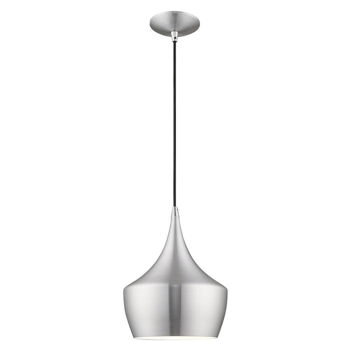 Livex Lighting Metal Shade Distinctive 1 Light Mini Pendant