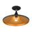 Livex Waldorf 1 Light Semi-Flush Mount