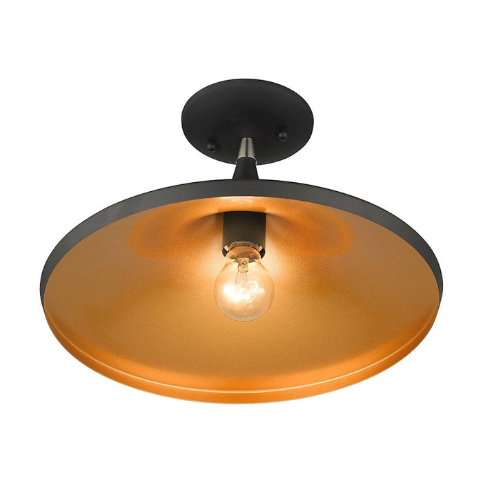 Livex Waldorf 1 Light Semi-Flush Mount