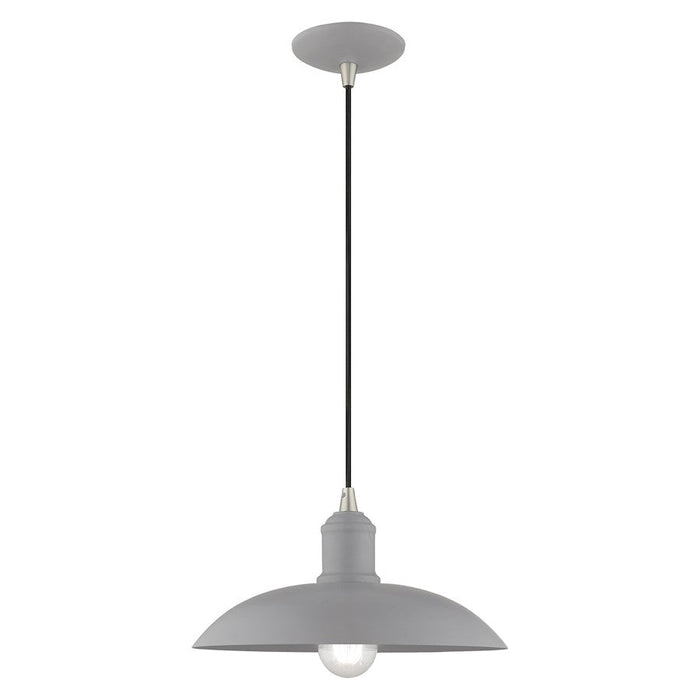 Livex Lighting Metal Shade 1 Light Mini Pendant