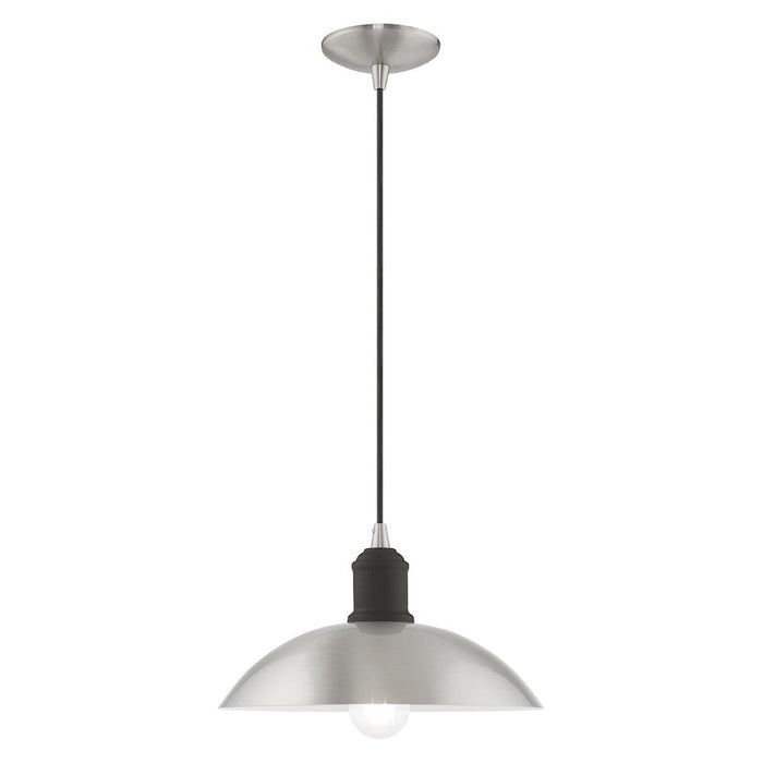 Livex Lighting Metal Shade 1 Light Mini Pendant