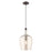 Livex Lighting Art Glass 1 Light Carafe Mini Pendant