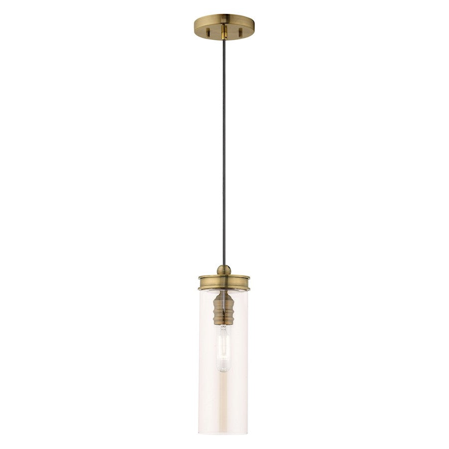 Livex Lighting Art Glass 1 Light Mini Pendant