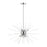 Livex Utopia 9 Light Large Pendant Chandelier, Chrome/Clear Rods - 41255-05