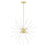 Livex Utopia 12 Light Foyer Pendant Chandelier, Satin Brass - 41259-12