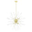 Livex Utopia 16 Light Foyer Pendant Chandelier, Satin Brass - 41260-12