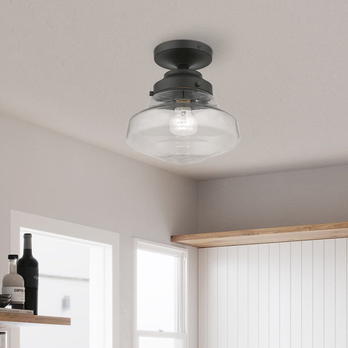 Livex Avondale 1 Light Semi-Flush Mount