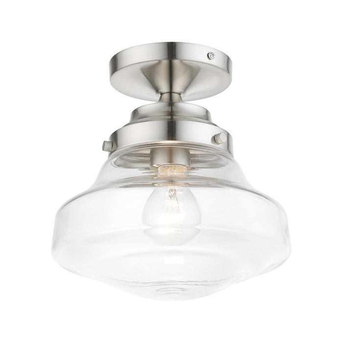 Livex Avondale 1 Light Semi-Flush Mount