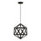 Livex Ashland 1 Light Pendant, Black/Brushed Nickel/Black Metal - 41328-04