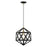 Livex Geometric 1 Light Pendant, Textured Black - 41328-14