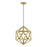 Livex Ashland 1 Light Pendant, Soft Gold/Soft Gold Metal - 41328-33