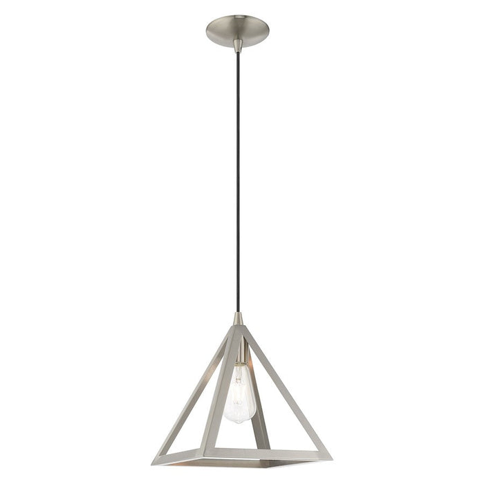 Livex Lighting Geometric Shade 1 Light Mini Pendant