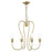 Livex Lucerne 4 Light Chandelier, Antique Brass - 41364-01