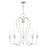 Livex Lucerne 5 Light Chandelier, Brushed Nickel - 41365-91