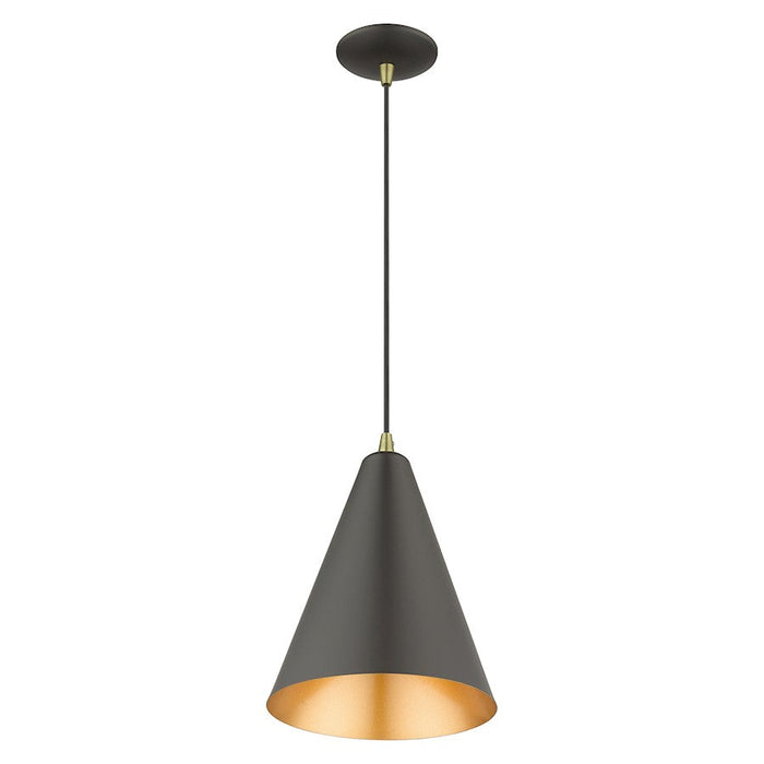 Livex Dulce 1 Light Cone Pendant