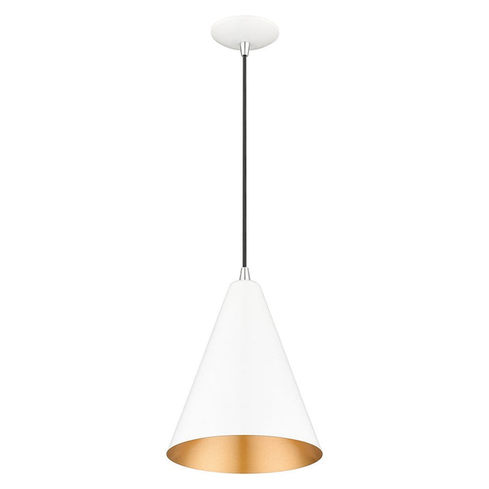 Livex Dulce 1 Light Cone Pendant