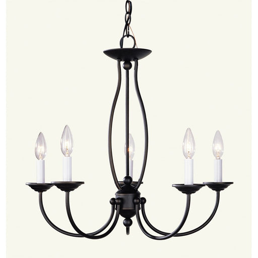 Livex Lighting Home Basics 5 Light Chandelier