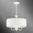 Livex Edinburgh 3 Light Pendant Chandelier, Off-White/White