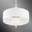 Livex Edinburgh 3 Light Pendant Chandelier, Off-White/White